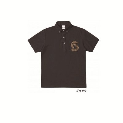 画像1: 【メーカー在庫限り】 サンライン ポロシャツ SCW-0420P ブラック 3Lサイズ