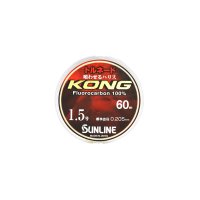 ≪'16年5月新商品！≫ サンライン トルネード KONG（コング） 60m 1.5号 ナチュラルクリア