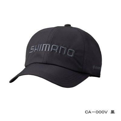 画像1: ≪'22年3月新商品！≫ シマノ ゴアテックス(R) レインキャップ CA-000V ブラック Mサイズ [3月発売予定/ご予約受付中]