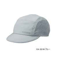 ≪'23年3月新商品！≫ シマノ ベンチレーションキャップ CA-021W グレー Mサイズ [3月発売予定/ご予約受付中]