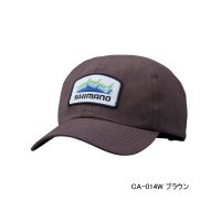 ≪'23年3月新商品！≫ シマノ パッチキャップ CA-014W ブラウン Sサイズ [3月発売予定/ご予約受付中]