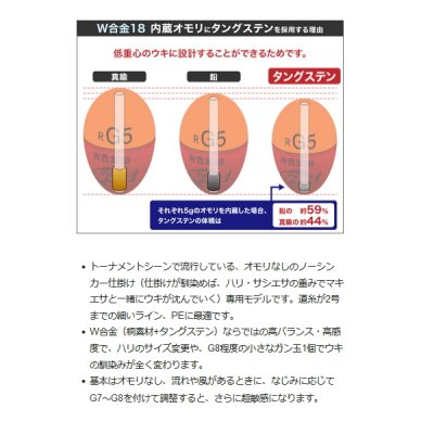 画像3: ≪'20年10月新商品！≫ 山元工房 プロ山元ウキ W合金18 ゼロ R(レギュラータイプ) レモン 01