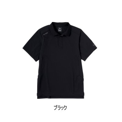 画像1: ≪'24年5月新商品！≫ ダイワ オーシャンタフポロシャツ DE-9424 ブラック XLサイズ