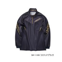 ≪'24年9月新商品！≫ シマノ リミテッド プロ ハーフジップ ウォームシャツ SH-110X リミテッドブラック Sサイズ [9月発売予定/ご予約受付中]