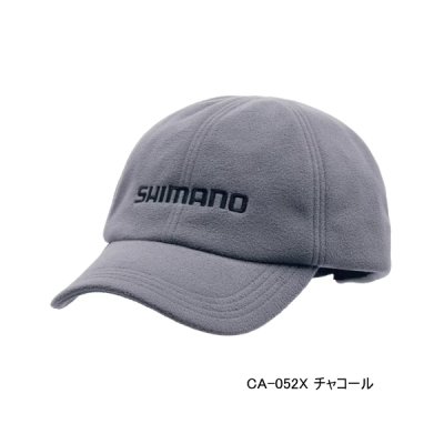 画像1: ≪'24年9月新商品！≫ シマノ ゴアテックス ウィンドストッパー フリースキャップ CA-052X チャコール Mサイズ [9月発売予定/ご予約受付中]