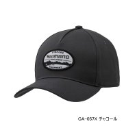 ≪'24年8月新商品！≫ シマノ スタンダード ワッペンキャップ CA-057X チャコール Mサイズ [8月発売予定/ご予約受付中]