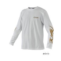 ≪'24年9月新商品！≫ がまかつ ロングスリーブTシャツ GM-3769 ホワイト Sサイズ [9月発売予定/ご予約受付中]