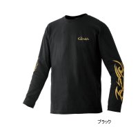 ≪'24年9月新商品！≫ がまかつ ロングスリーブTシャツ GM-3769 ブラック Sサイズ [9月発売予定/ご予約受付中]