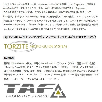 画像2: ≪'24年10月新商品！≫ アブガルシア ディプロマット DPMS-5102L+ 〔仕舞寸法 91.6cm〕 【保証書付き】 [10月発売予定/ご予約受付中] 【返品不可】