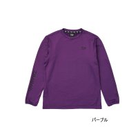 ≪'24年9月新商品！≫ ダイワ ストレッチクルーネックシャツ DE-9324 パープル Mサイズ