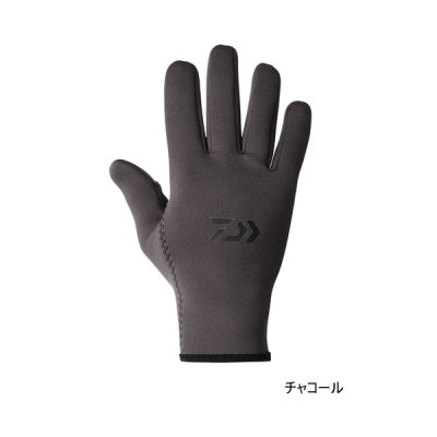 画像1: ≪'24年9月新商品！≫ ダイワ フルカバー防寒グローブ 2本カット DG-8224W チャコール Lサイズ