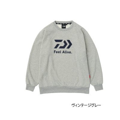 画像1: ≪'24年9月新商品！≫ ダイワ ダンロテック(R) スウェットクルーネック DE-8224 ヴィンテージグレー 2XLサイズ