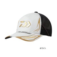 ≪'24年9月新商品！≫ ダイワ ウィンドストッパー(R) トーナメントハーフメッシュキャップ DC-1224TW ホワイト フリーサイズ