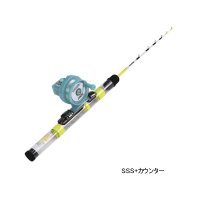 ≪'24年9月新商品！≫ PROX クリアロック扁平穂先 CRHS45SSSC ロッド(SSS)+カウンター 〔仕舞寸法 25.5cm〕