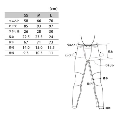 画像3: 釣武者 コーデュラ・ニーガードタイツ ブラック Mサイズ