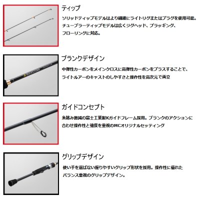 画像3: ≪'25年3月新商品！≫ メジャークラフト ロックライバー 1G RVL1-T762ML 〔仕舞寸法 118cm〕 【保証書付き】