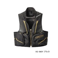 ≪'25年3月新商品！≫ シマノ リミテッド プロ 2WAYベスト VE-560Y ブラック Mサイズ [3月発売予定/ご予約受付中]