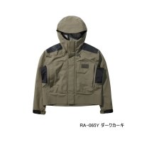 ≪'25年3月新商品！≫ シマノ ウェーディング レインジャケット 03 RA-065Y ダークカーキ XLサイズ [3月発売予定/ご予約受付中]