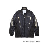 ≪'25年3月新商品！≫ シマノ リミテッド プロ フルジップシャツ SH-107Y リミテッドブラック Sサイズ [3月発売予定/ご予約受付中]