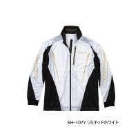 ≪'25年3月新商品！≫ シマノ リミテッド プロ フルジップシャツ SH-107Y リミテッドホワイト 2XLサイズ [3月発売予定/ご予約受付中]