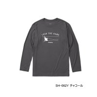 ≪'25年3月新商品！≫ シマノ サン プロテクション Tシャツ ロングスリーブ SH-062Y チャコール Sサイズ [3月発売予定/ご予約受付中]