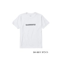 ≪'25年3月新商品！≫ シマノ サン プロテクション Tシャツ ショートスリーブ SH-061Y ホワイト Sサイズ [3月発売予定/ご予約受付中]