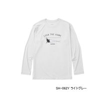 ≪'25年3月新商品！≫ シマノ サン プロテクション Tシャツ ロングスリーブ SH-062Y ライトグレー Sサイズ [3月発売予定/ご予約受付中]