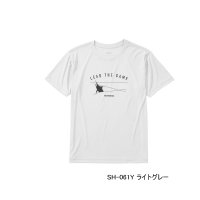 ≪'25年3月新商品！≫ シマノ サン プロテクション Tシャツ ショートスリーブ SH-061Y ライトグレー Sサイズ [3月発売予定/ご予約受付中]