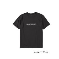 ≪'25年3月新商品！≫ シマノ サン プロテクション Tシャツ ショートスリーブ SH-061Y ブラック Sサイズ [3月発売予定/ご予約受付中]