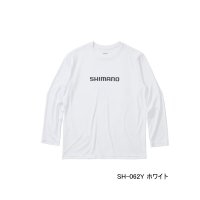 ≪'25年3月新商品！≫ シマノ サン プロテクション Tシャツ ロングスリーブ SH-062Y ホワイト Sサイズ [3月発売予定/ご予約受付中]