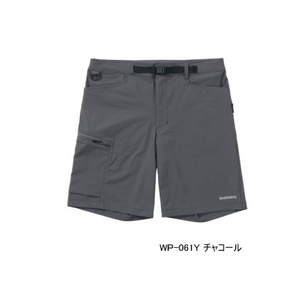 画像1: ≪'25年4月新商品！≫ シマノ コーデュラ(R) アクティブタフ ショーツ WP-061Y チャコール Mサイズ [4月発売予定/ご予約受付中]