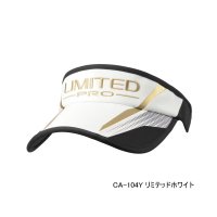 ≪'25年3月新商品！≫ シマノ リミテッド プロ ゴアテックス ウィンドストッパー サンバイザー CA-104Y リミテッドホワイト Mサイズ [3月発売予定/ご予約受付中]