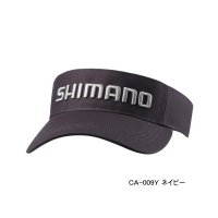 ≪'25年3月新商品！≫ シマノ スタンダード サンバイザー CA-009Y ネイビー Mサイズ [3月発売予定/ご予約受付中]