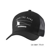 ≪'25年3月新商品！≫ シマノ グラフィック メッシュキャップ CA-066Y ブラック Sサイズ [3月発売予定/ご予約受付中]