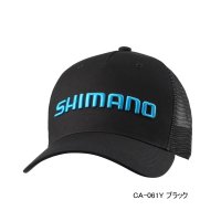 ≪'25年3月新商品！≫ シマノ スタンダード メッシュキャップ CA-061Y ブラック Sサイズ [3月発売予定/ご予約受付中]