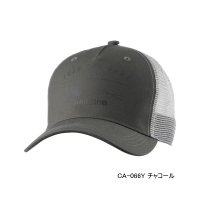 ≪'25年3月新商品！≫ シマノ グラフィック メッシュキャップ CA-066Y チャコール Sサイズ [3月発売予定/ご予約受付中]