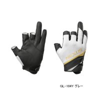 ≪'25年3月新商品！≫ シマノ ネクサス ストレッチグローブ 3 GL-104Y グレー Mサイズ [3月発売予定/ご予約受付中]