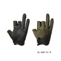 ≪'25年3月新商品！≫ シマノ 01 ベーシック グローブ 3 GL-008Y カーキ XLサイズ [3月発売予定/ご予約受付中]