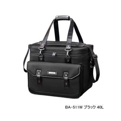 画像1: ≪'25年3月新商品！≫ シマノ へらバッグ XT BA-511W ブラック 40L [3月発売予定/ご予約受付中]