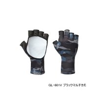 ≪'25年4月新商品！≫ シマノ サン プロテクション グローブ 5 GL-601V ブラックマルチカモ Sサイズ [4月発売予定/ご予約受付中]