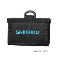 ≪'25年3月新商品！≫ シマノ ダストポーチ (ピンタイプ) BP-053Y ブラック Mサイズ [3月発売予定/ご予約受付中]