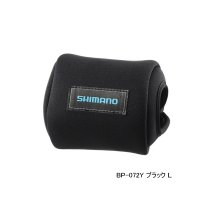 ≪'25年3月新商品！≫ シマノ リールガード ベイト BP-072Y ブラック Lサイズ [3月発売予定/ご予約受付中]