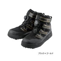 ≪'25年5月新商品！≫ がまかつ Gスペック スパイクシューズ GM-4549 ブラック×ゴールド Mサイズ [5月発売予定/ご予約受付中]