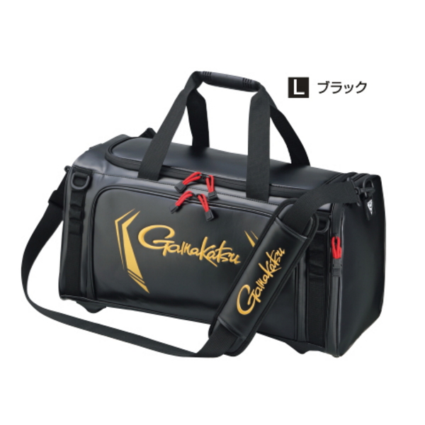 ≪'19年5月新商品！≫ がまかつ タックルボストンバッグ GB-355 ブラック Lサイズ [5月発売予定/ご予約受付中]