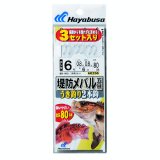 画像: ハヤブサ うき釣り 2本鈎 2本鈎3セット HE200 7号 (ハリス  0.8号)【10点セット】