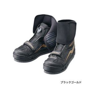 画像: ≪'20年3月新商品！≫ シマノ ジオロックフィットシューズ リミテッド プロ FA-044T ブラックゴールド 27.0cm [3月発売予定/ご予約受付中]