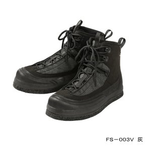 画像: ≪'22年1月新商品！≫ シマノ ウェーディングシューズ カットフェルト FS-003V チャコール 25.0cm [1月発売予定/ご予約受付中]