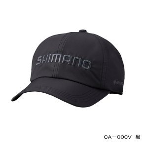 画像: ≪'22年3月新商品！≫ シマノ ゴアテックス(R) レインキャップ CA-000V ブラック Mサイズ [3月発売予定/ご予約受付中]