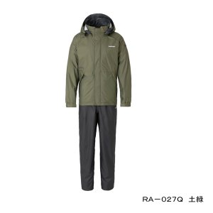 画像: ≪'22年3月新商品！≫ シマノ DS ベーシックスーツ RA-027Q カーキ XSサイズ [3月発売予定/ご予約受付中]