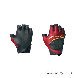 画像: ≪'22年10月新商品！≫ シマノ リミテッドプロ タイタニューム・アルファ グローブ 5 GL-111V ブラッドレッド Lサイズ [10月発売予定/ご予約受付中]